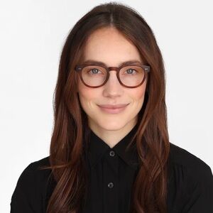 LookOptic Casper Blue light glasses in chestnut